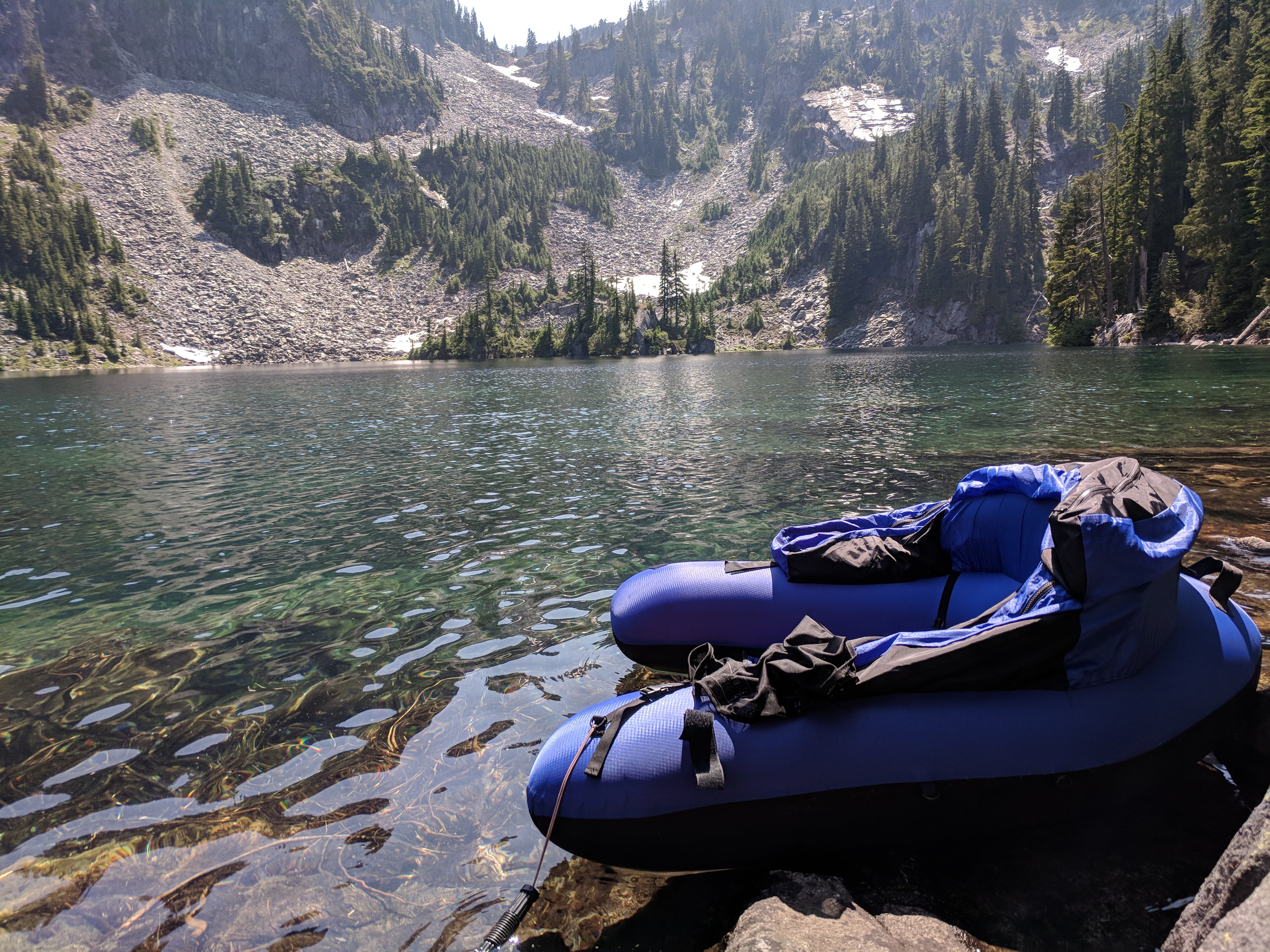 Load video: See the Backpacker Pro Ultralight Float Tube in Action!