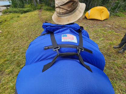 Day-Hike Transport Kit (backpacking straps to carry your inflated Backpacker Pro short distances)