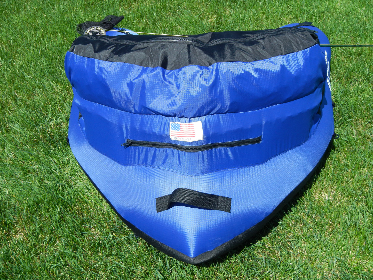 Backpacker Pro Ultralight Float Tube with Double Action Inflation Pump & Custom Mesh Stuff Sack