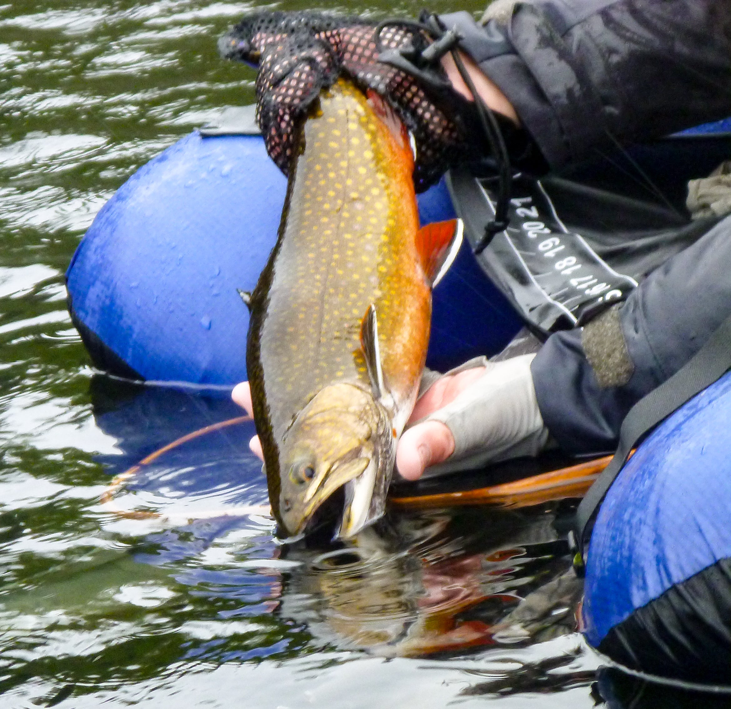 Load video: See the Backpacker Pro Ultralight Float Tube in Action!